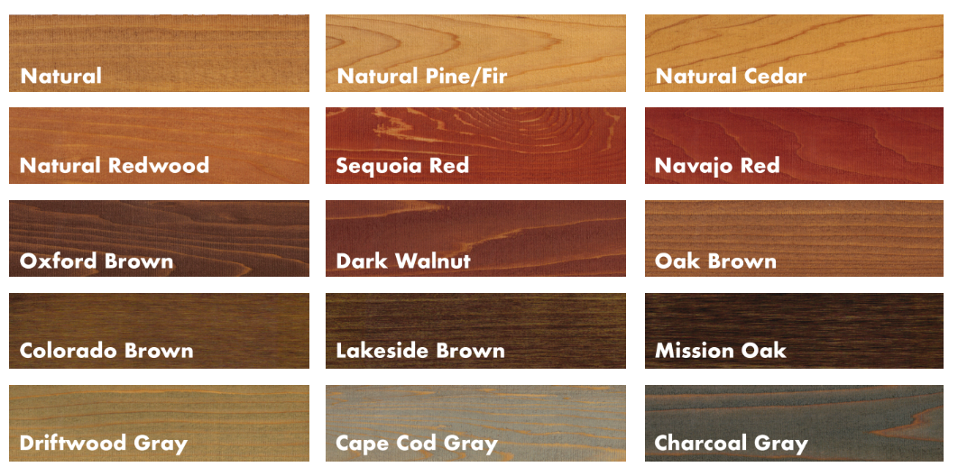 deck stain color