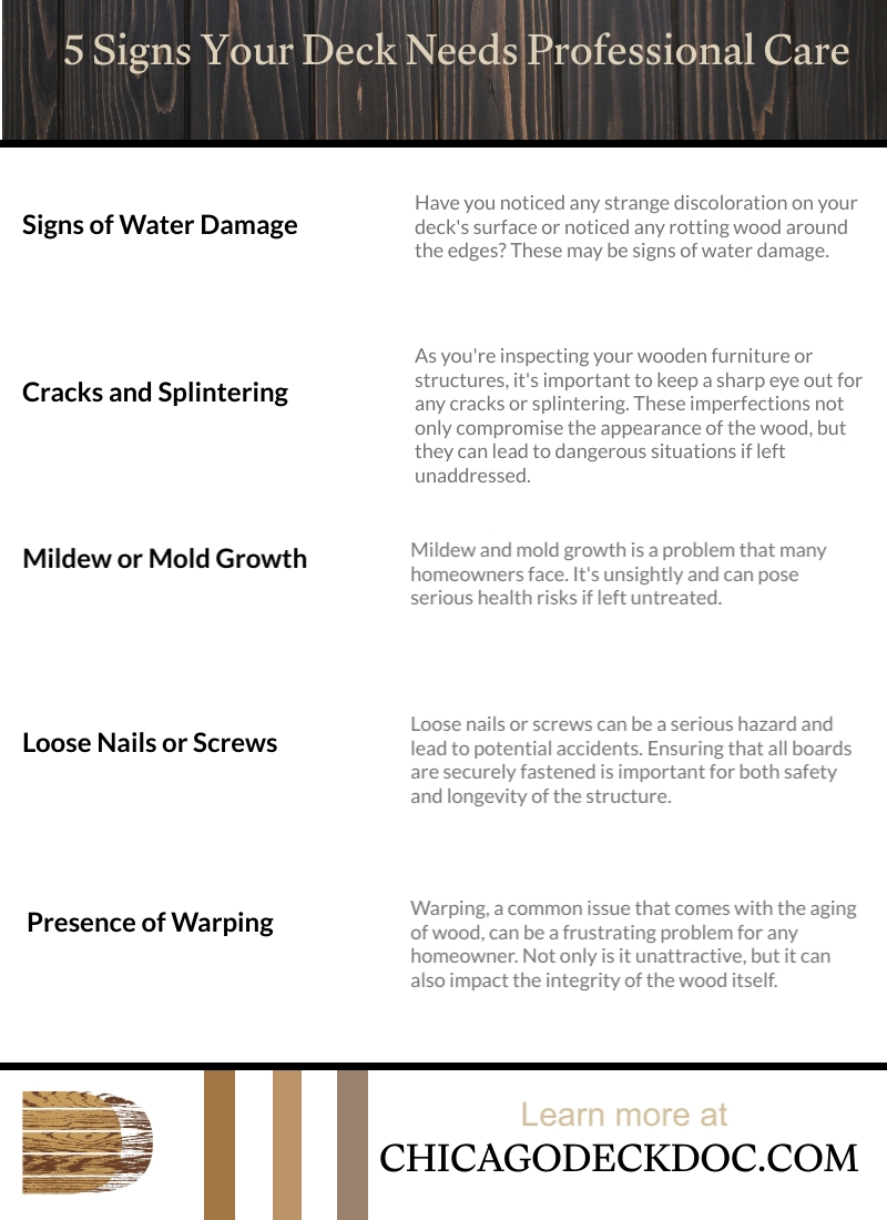 5 Signs Your Deck Needs Professional Care