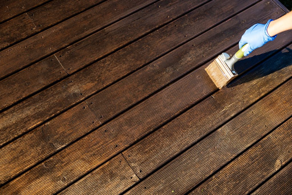 deck staining